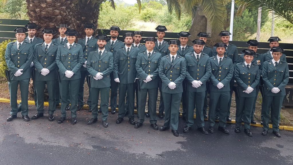 Guardias Civiles en prácticas en Ourense