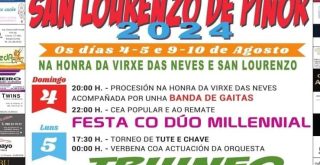 Fiestas en San Lourenzo de Piñor 2024