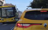 Autobús en la calle Progreso