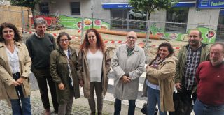 Visita a las obras en la rúa do Viso