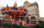 Carrusel de Navidad situado en la Plaza Mayor