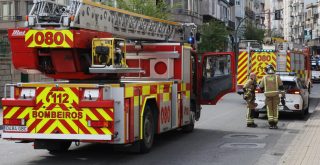 Bomberos de Ourense y Policía Local