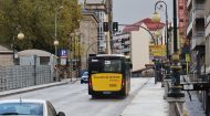 Autobús en Progreso llegando a Alameda