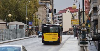 Autobús en Progreso llegando a Alameda